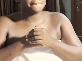 Casting: First Time Acting Porn, Sexy African Ebony with Huge Tits and Fat Ass Sits on Our Couch