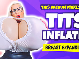 This vacuum makes my tits inflate! I love it so much!