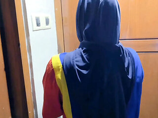 Naughty Indonesian Hijab Teen Fucked by Boss in Hotel Room - Homemade Creampie Sex