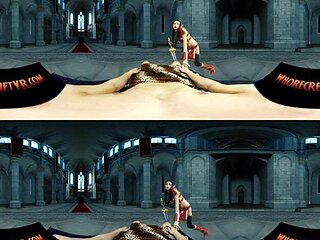 Rip cosplay vr: Blowjob, Brunette  Cumshot Porn