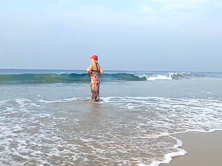 Mature Blonde Wife Enjoys Sex in Nylons