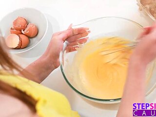 Horny Czech teen Maya Sinn crafts up devious plan to get Stepbro s birthday cum