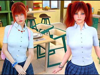 3d cartoon mommy, mamma bagno, cartoon