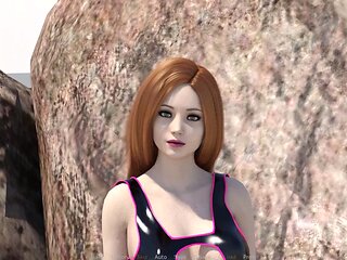 Wild adventure in a secluded island with sexy cartoon characters and 3D action