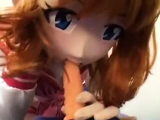 Big tit brunette sucks a big cock POV