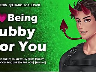 I Love Being Subby for You and Only for You, Sweetheart - Male Moaning and Male Whimpers - Subby Guy Stroking and Loud Male Orgasm - I Love Whimpering for Your Pussy So Much