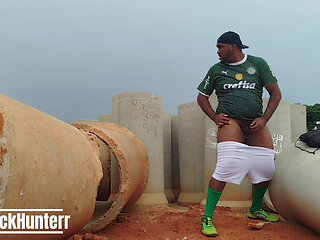 After the game I went to the construction to play with my big ass