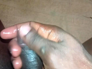 He offload is thick heavy cum on her pussy.