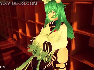 VIPSluts FUTANARI Senpai Gives HENTAI Bunny Girl Lesson