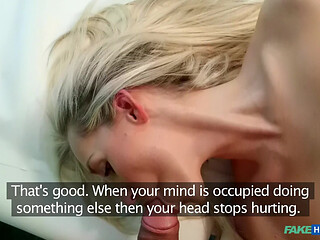 Fake Hospital - Beautiful Squirting Blondes Migraine Cured by My Cock