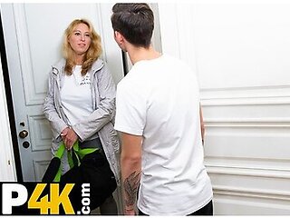 Tommy Gold - Milf Catches Guy In The Wc And Finds The Better Use Of Hid Cock