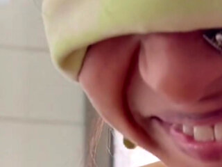 Shy cute girl