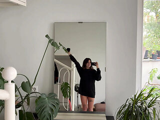 Amateur BDSM Couple: German Fitness Girl Dominates Muscular Man with Cum Feeding Surprise