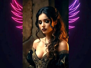 Beautiful AI Princess &ndash_ Animated Fantasy Loop