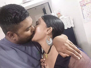 Desi Indian Bhabhi Kavita Cheats on Husband with Brother-in-Law in Kitchen Fuck
