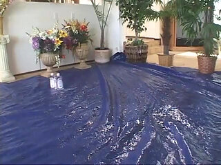 Cute little nympho wants oiled cock in her ass