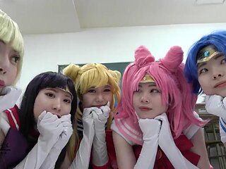 Cosplay Janpen: Big Tits, Blowjob  Japanese Porn