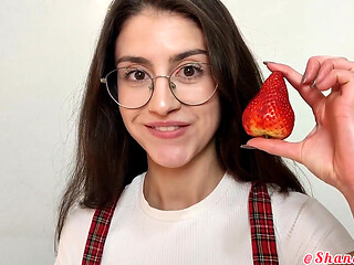 Strawberries with Shana Food Fetish