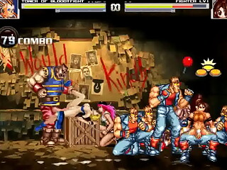 Hentai Mugen Level 1 Fighter Gangbang