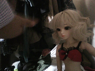 Cumming on alessa lingerie