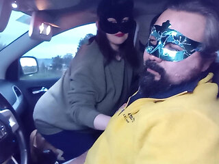 Face slapping in the Car