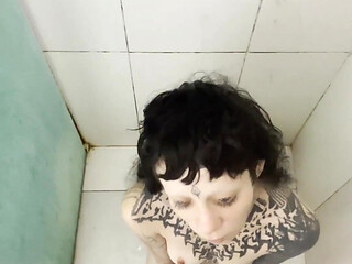 Tattooed Slut Never Stops Halfway Every Drop, Every Time, All the Piss