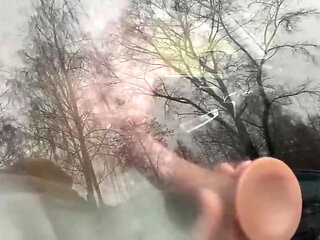 Cum on Face and Fucked in Car