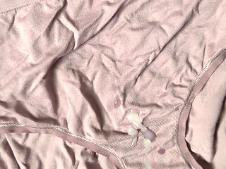 Cum on Wife's Panties 8