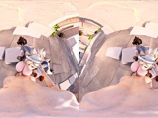 Amateur girlfriend outdoor threesome with cum