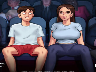 SummertimeSaga - Pussy Caressing at the Cinema