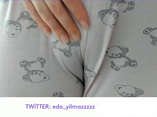 PAJAMA MASTURBATE- RUBBING PUSSY WITH PAJAMA