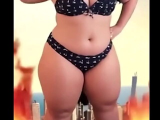 Whoops, I accidentally launched a school of sharks into the sky while stomping through town as your favorite curvy giante ...