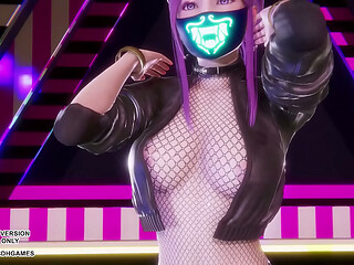 [MMD]  BABYMONSTER - FOREVER - Ahri, Akali, Evelynn Sexy Kpop Dance League of Legends Hentai Uncensored 4K 60FPS