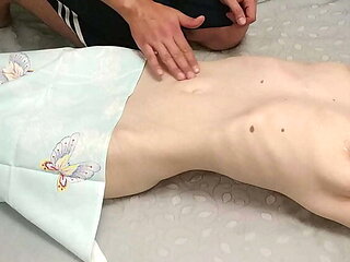 Homemade Oil Massage with Double Orgasms for Skinny Babe Anya Toystest
