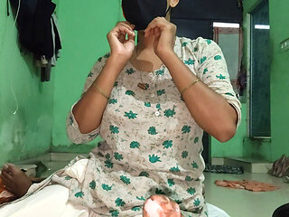 Hot Desi Girlfriend Gives Perfect Blowjob Full Face Fucking