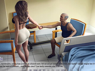 Awam 2 Sofia Real Fuck Edtion - Naughty Nurse Pt2 - Her Slutty Ways Milking 80yo Gibbs' Old Cock Dry