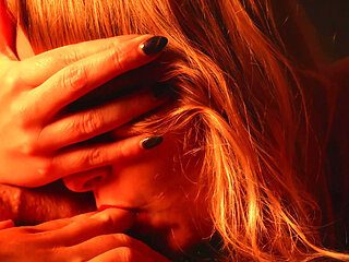 Perfect Girl Gives a Deep Blowjob with Lots of Spit - Sensual Asmr