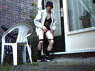 JERKING OFF BEHIND HOME