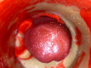 Deep Thrusts Trigger Feverish Cum Inside Without Sperm's Trace