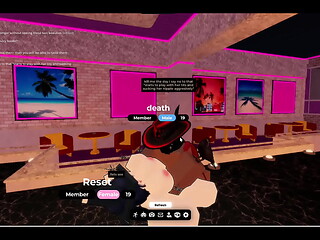 Getting my pussy stretched by a black cock in a Roblox Condo