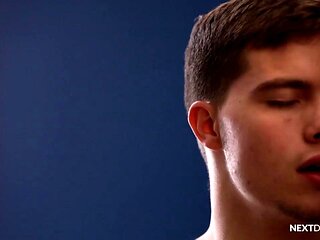 Going deep in the tight hole until he cums