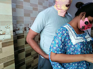 Desi housewife romantic fuck in the kitchen