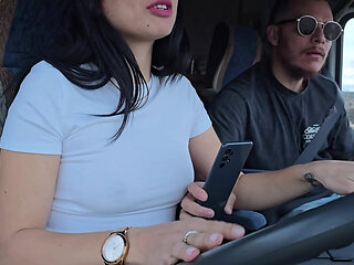 I picked up an UBER Client without a bra