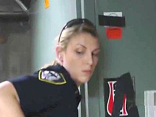 Perverted officers make criminal fuck their pussies deep with his bbc