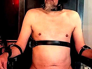 Punishment on Bondage Chair Nipple Play, Sounding,cbt