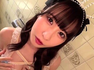 Huge Japan blowjob and handjob POV orgy with a cumshot
