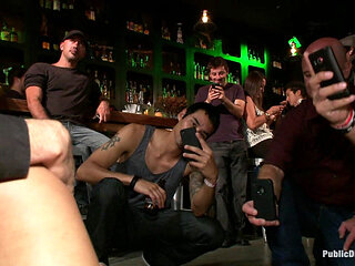 Big Tittied Mckenzie Lee Is Disgraced in the Bar