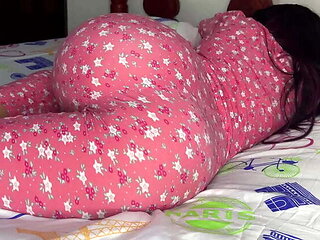 I Can't Stop Staring at My Stepmom's Booty in PJs - My Lecherous Stepdad Can't Wait to Tap That Ass