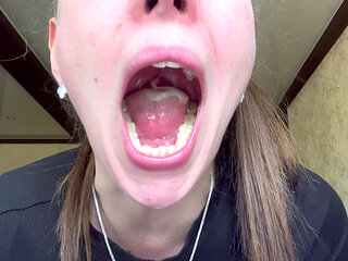 Mucus & Spit Overflow Extreme Close-up Fantasy