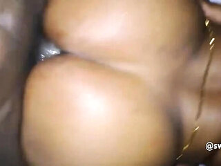 Sweethawly gets her big booty anal fucked by BBC after butt plug removal